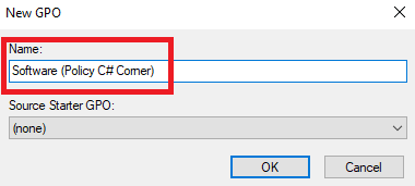 Create Software Group Policy on Server 2019